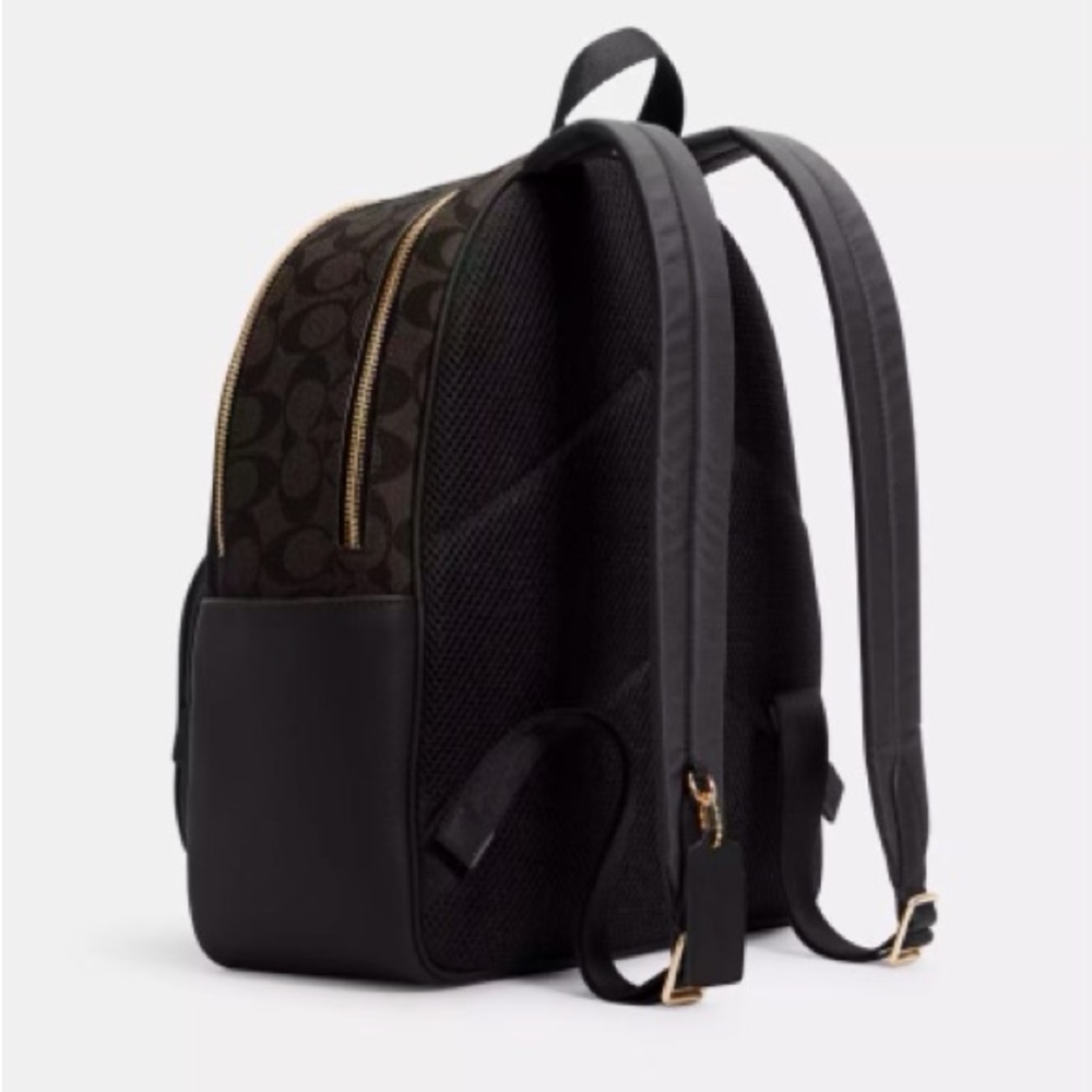 COACH Court Backpack In Signature Canvas - Picture 5 of 10